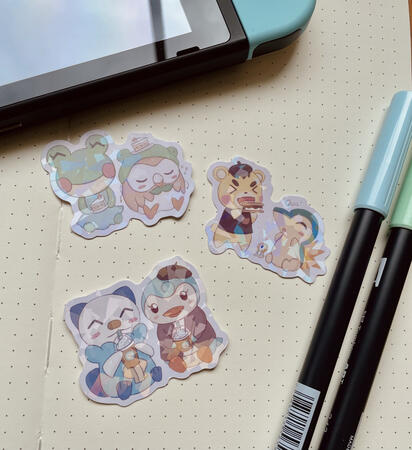 Hisui x ACNH Stickers